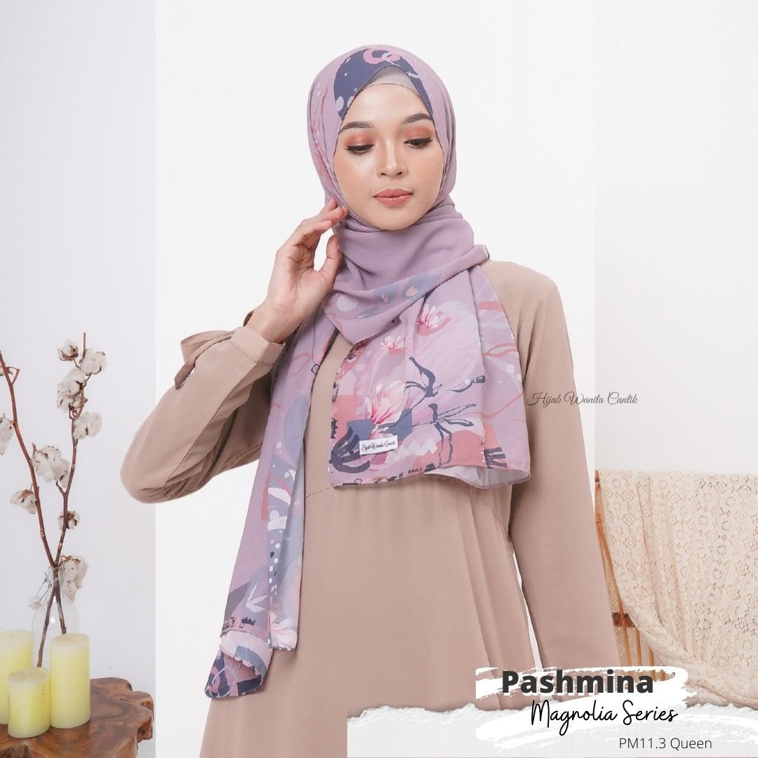 Magnolia - Pashmina Premium Ceruti - Queen -PM11.3