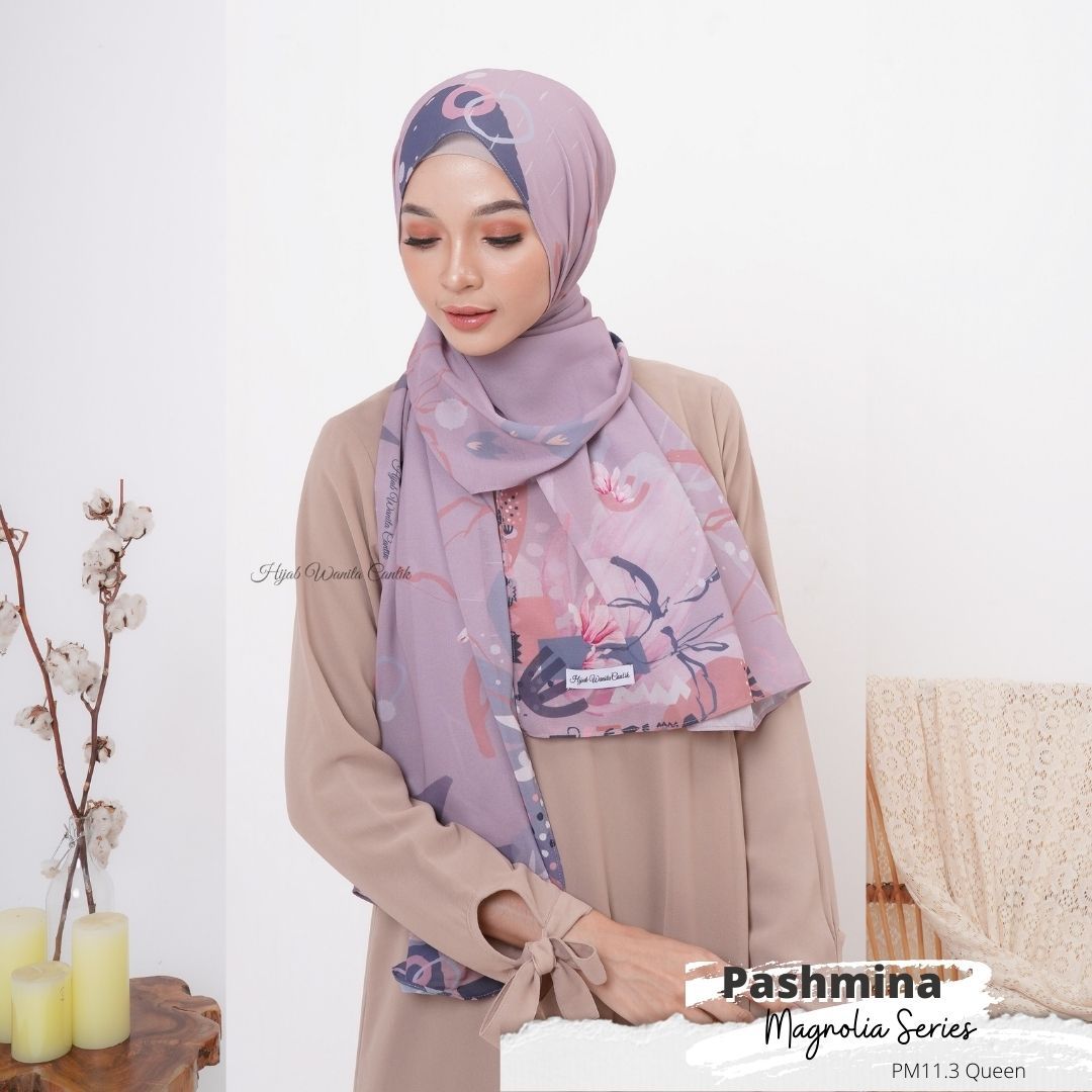 Magnolia - Pashmina Premium Ceruti - Queen -PM11.3