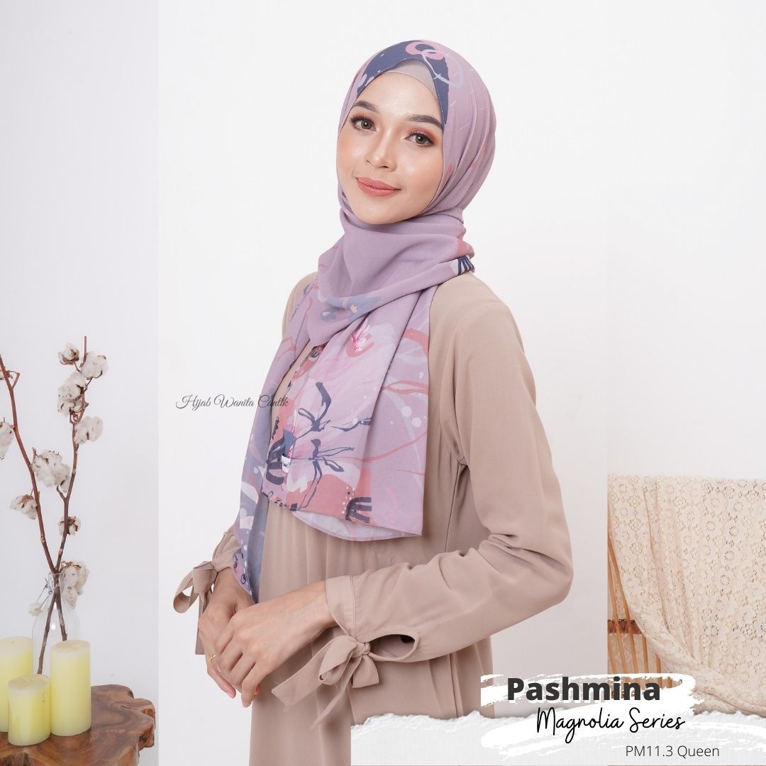 Magnolia - Pashmina Premium Ceruti - Queen -PM11.3