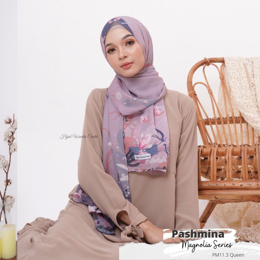 Magnolia - Pashmina Premium Ceruti - Queen -PM11.3