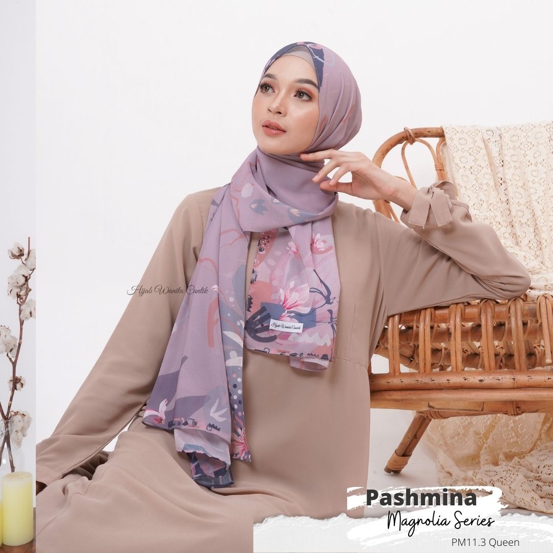 Magnolia - Pashmina Premium Ceruti - Queen -PM11.3