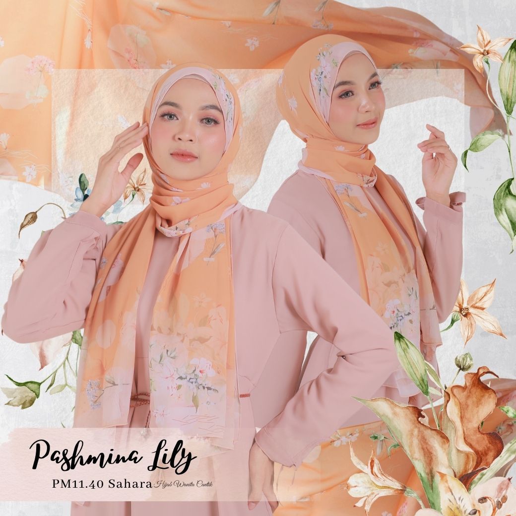 Lily - Pashmina Premium Ceruti - Sahara - PM11.40