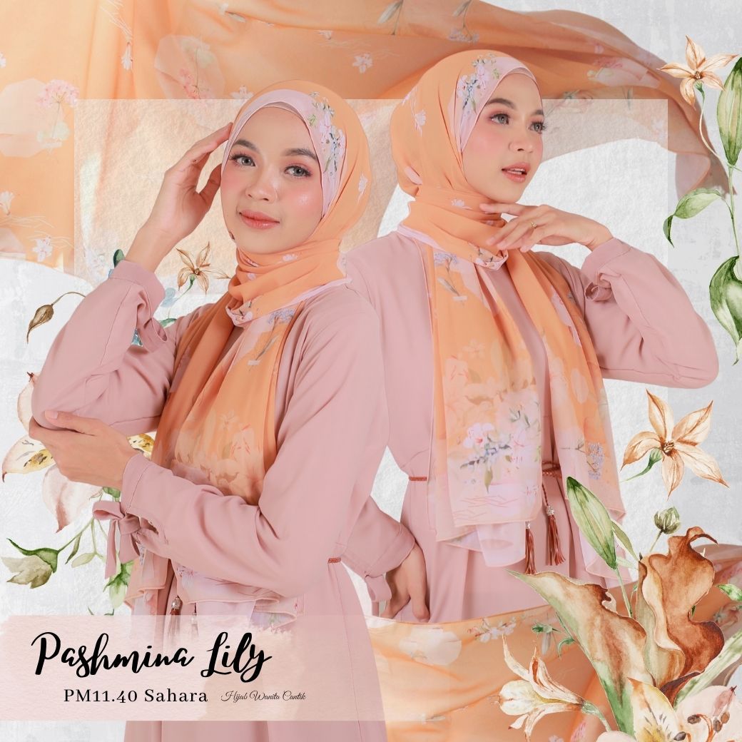 Lily - Pashmina Premium Ceruti - Sahara - PM11.40