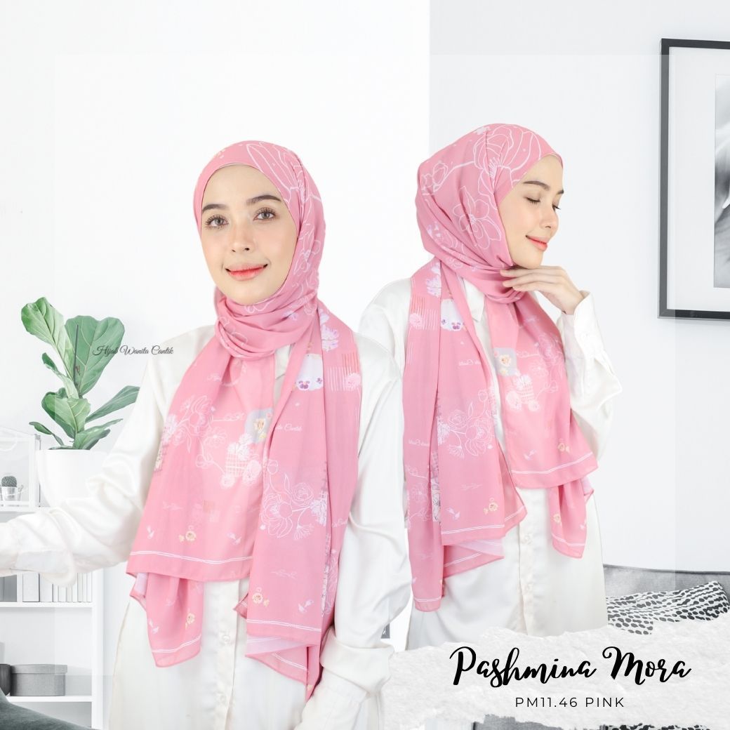 Mora - Pashmina Premium Ceruti - Pink - PM11.46