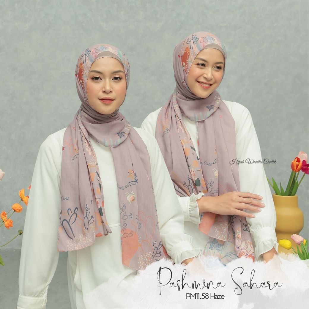 Sahara - Pashmina Premium Voal - Haze - PM11.58