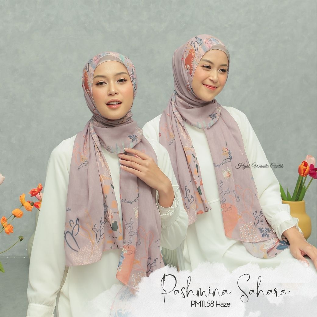 Sahara - Pashmina Premium Voal - Haze - PM11.58