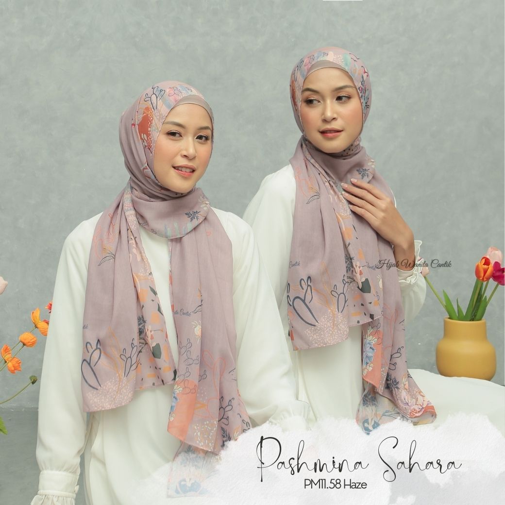 Sahara - Pashmina Premium Voal - Haze - PM11.58