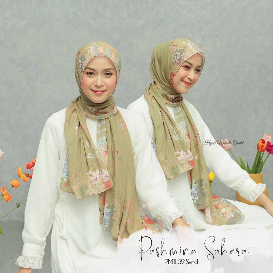 Sahara - Pashmina Premium Voal - Sand - PM11.59