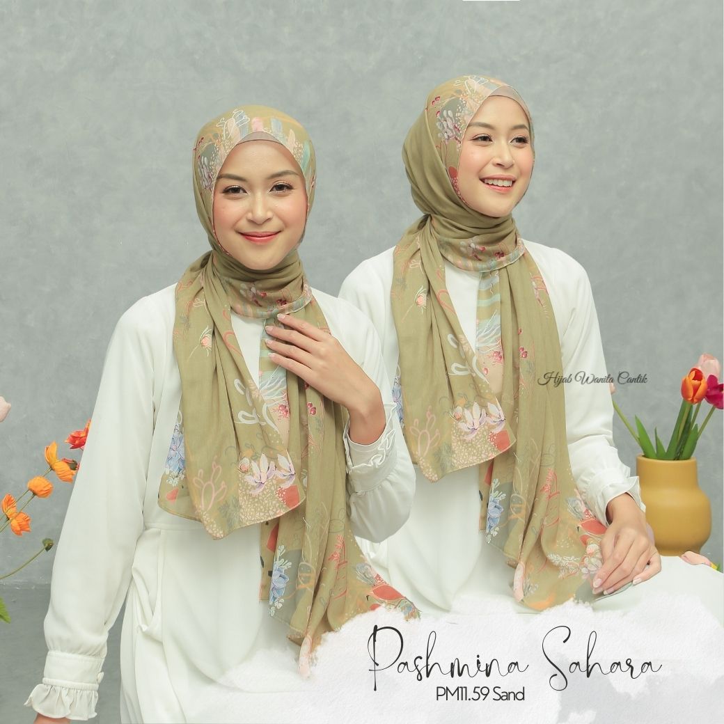 Sahara - Pashmina Premium Voal - Sand - PM11.59