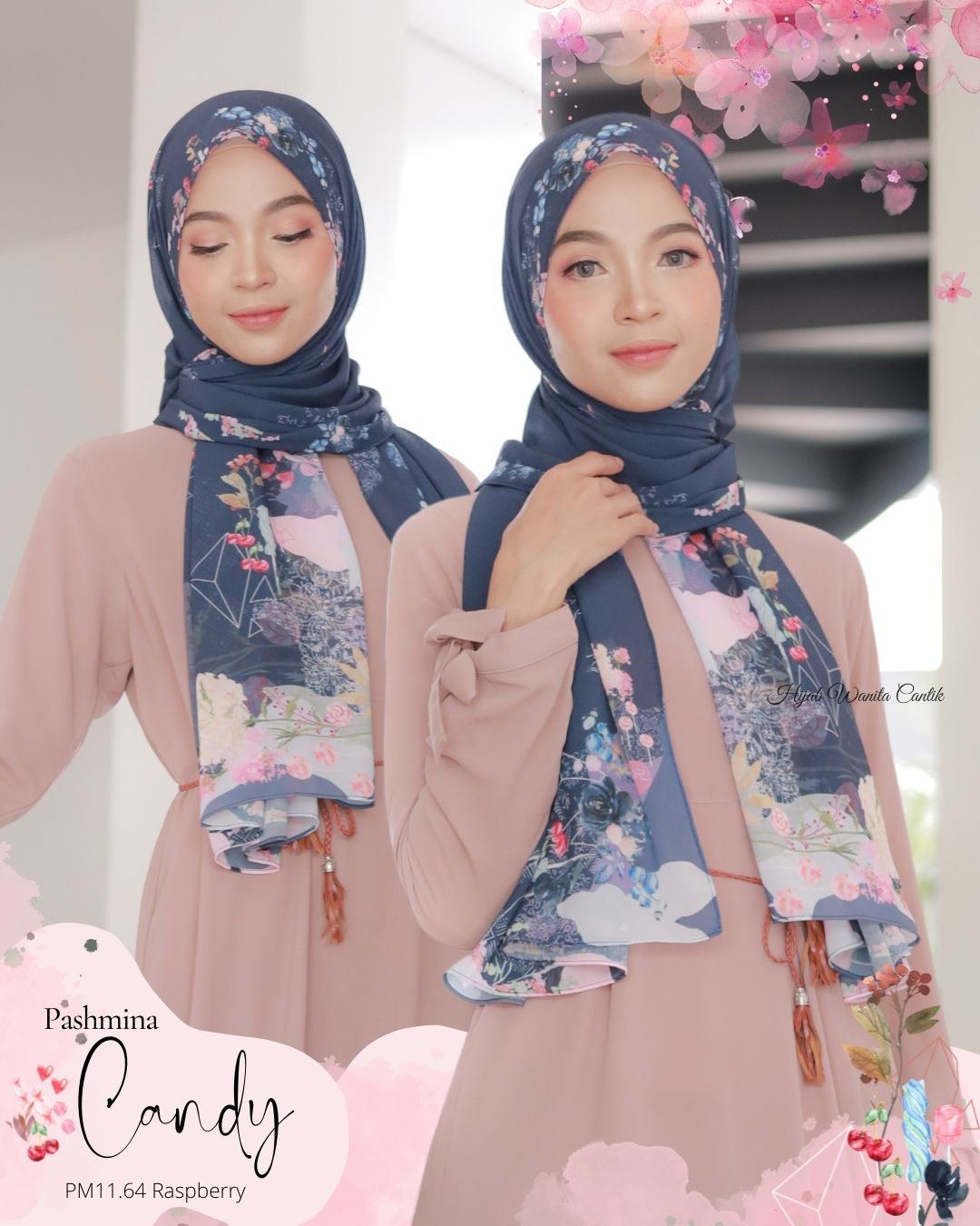 Candy - Pashmina Premium Ceruti - Bubblegum - PM11.64