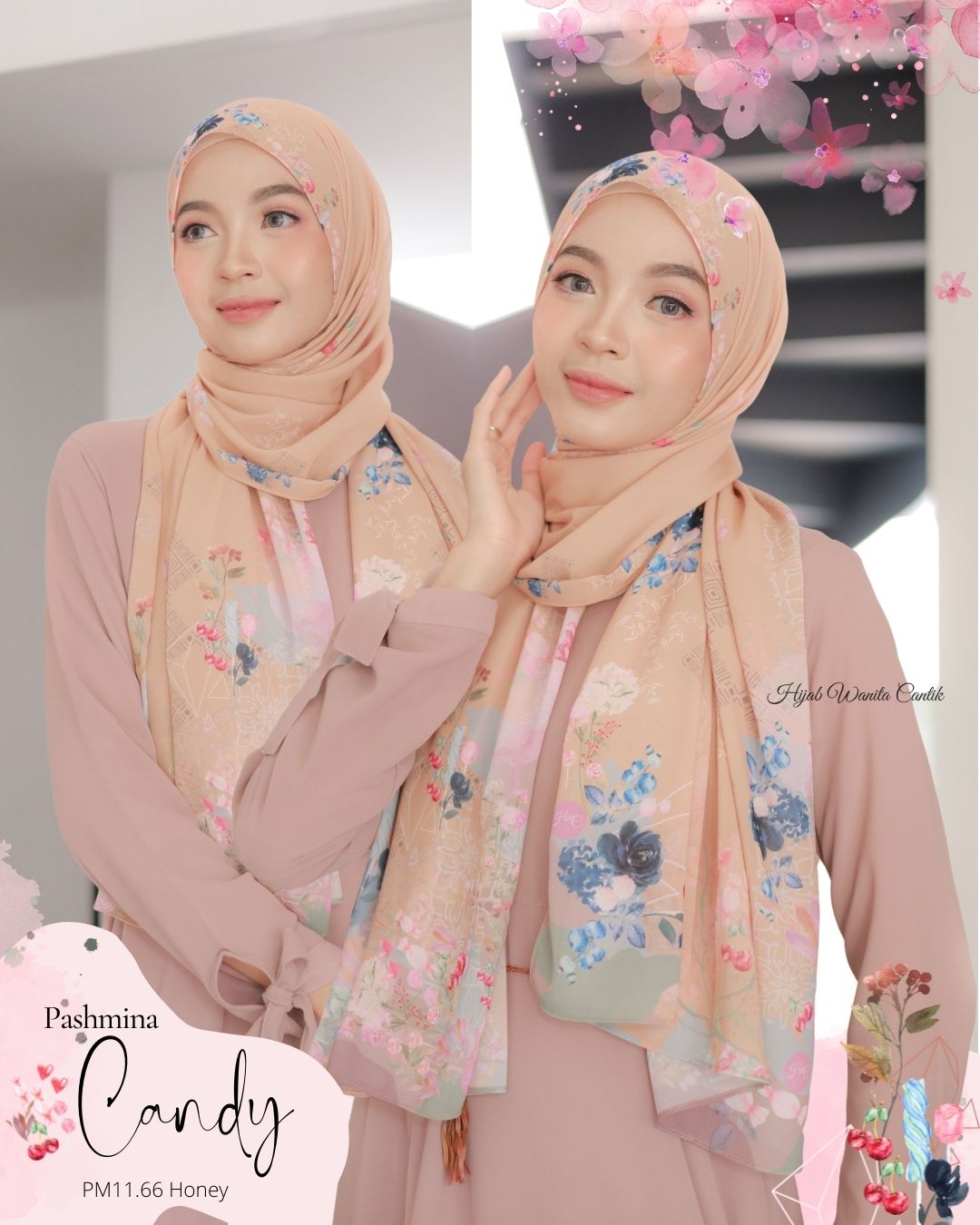 Candy - Pashmina Premium Ceruti -  Honey - PM11.66