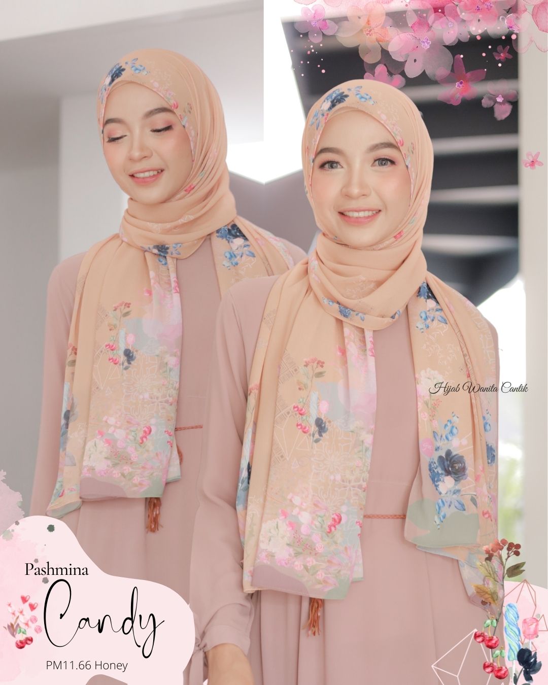 Candy - Pashmina Premium Ceruti -  Honey - PM11.66