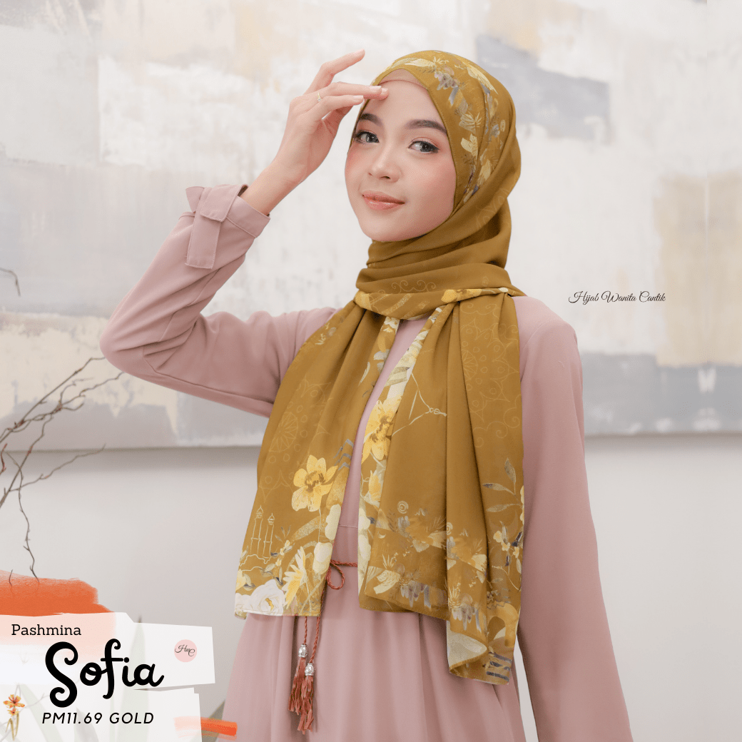 Sofia - Pashmina Premium Ceruti - Gold - PM11.69