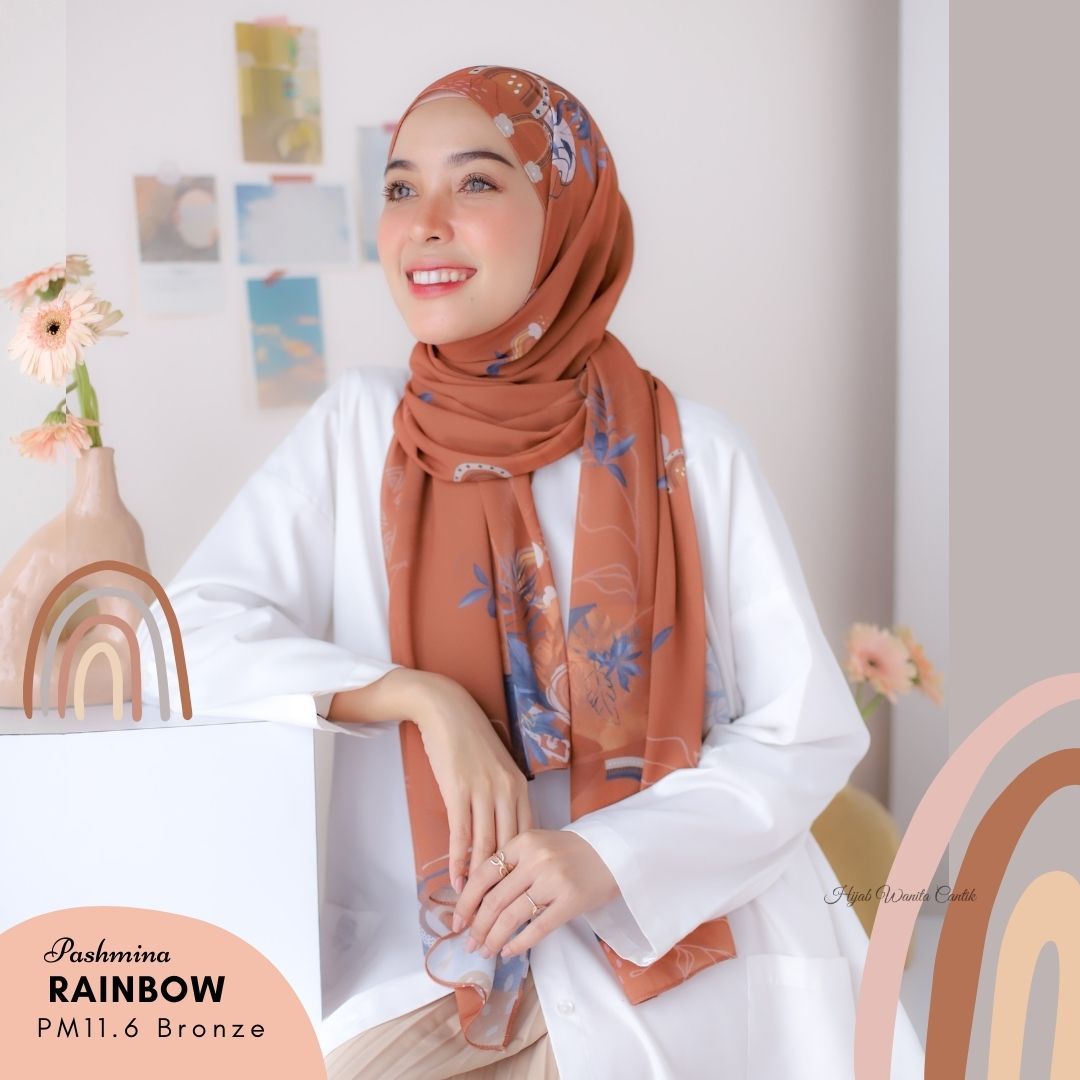 Rainbow - Pashmina Premium Ceruti - Bronze - PM11.6