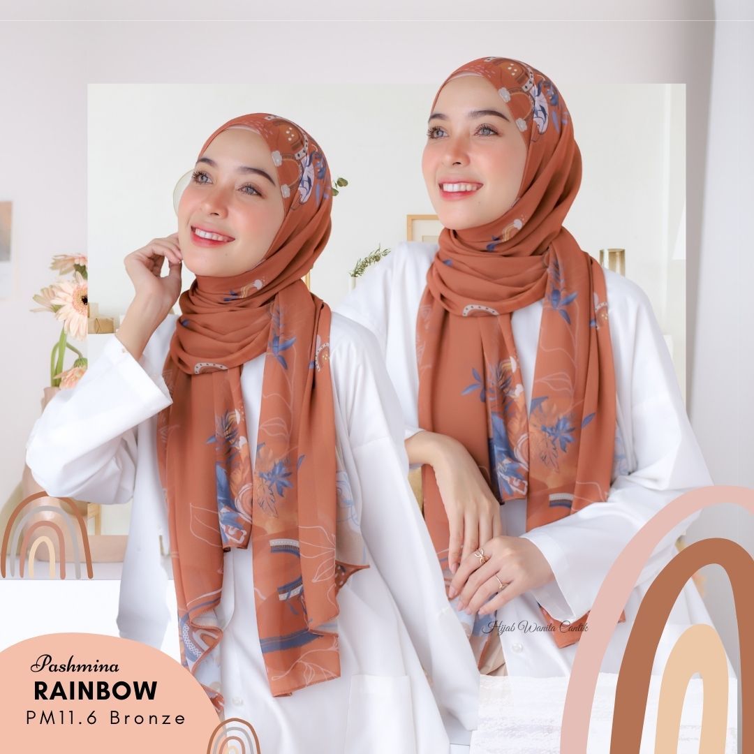 Rainbow - Pashmina Premium Ceruti - Bronze - PM11.6