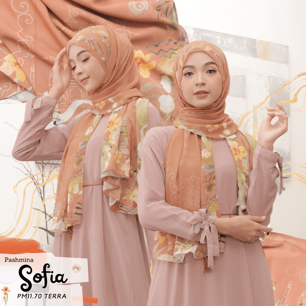 Sofia - Pashmina Premium Ceruti - Terra - PM11.70