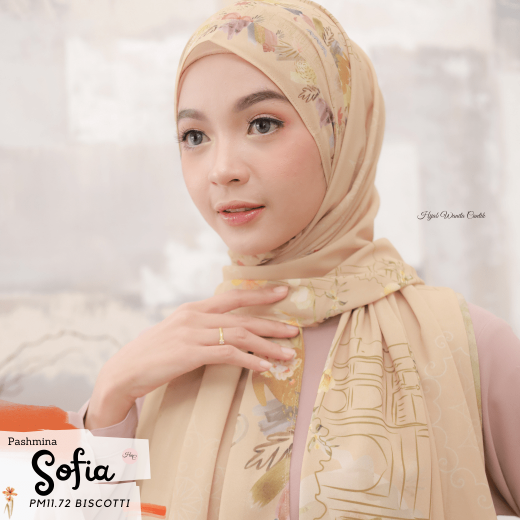 Sofia - Pashmina Premium Ceruti - Biscotti - PM11.72