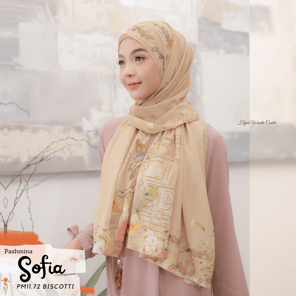 Sofia - Pashmina Premium Ceruti - Biscotti - PM11.72