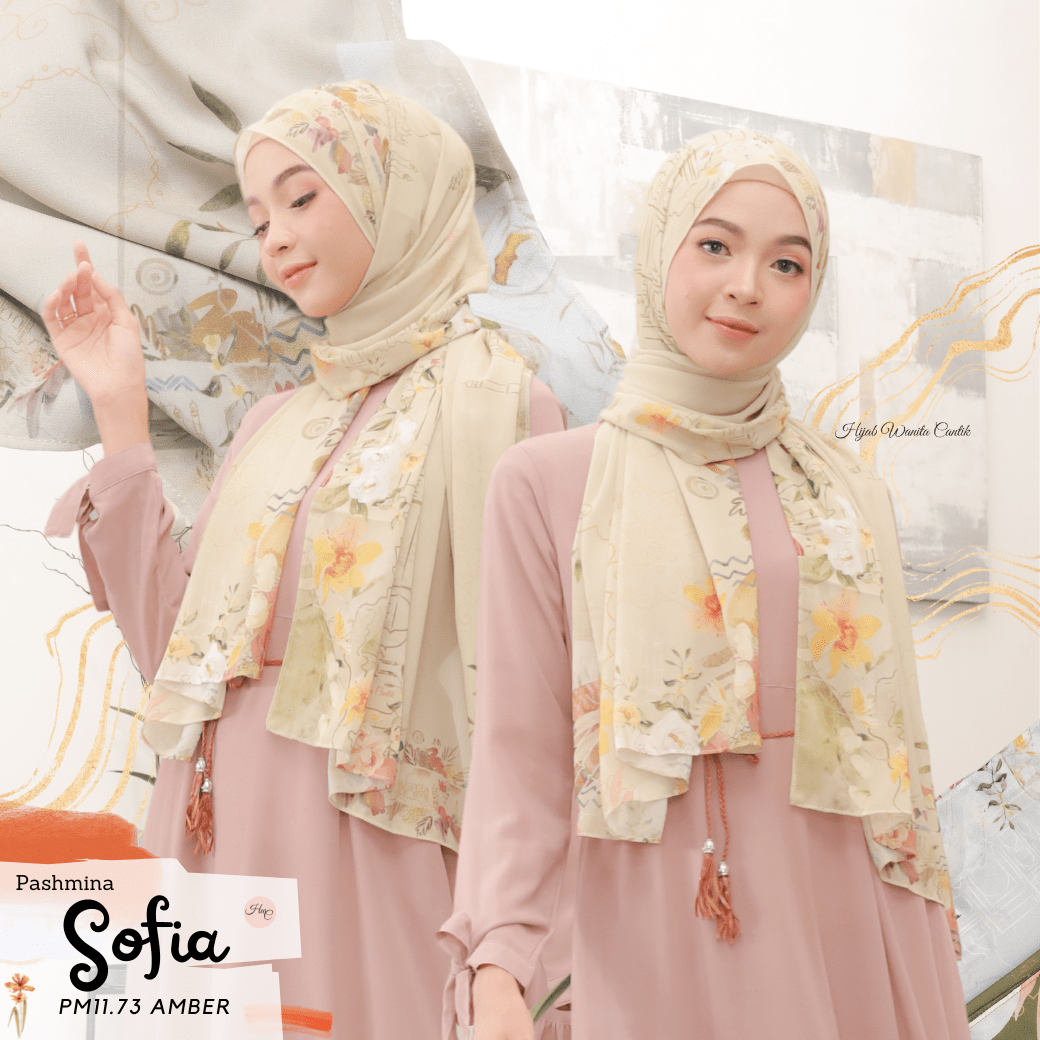 Sofia - Pashmina Premium Ceruti - Amber - PM11.73