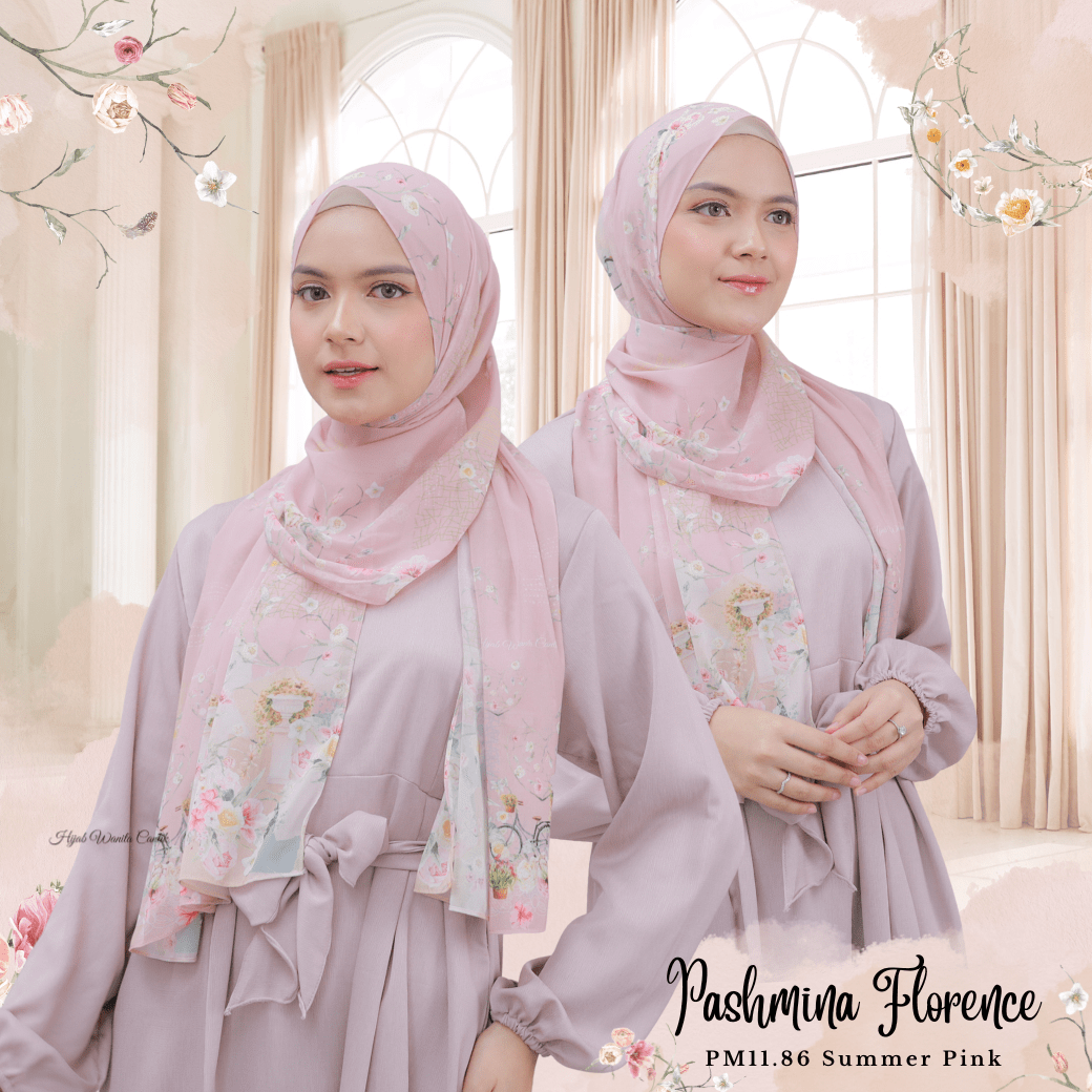 Florence - Pashmina Premium Ceruti - Summer Pink - PM11.86