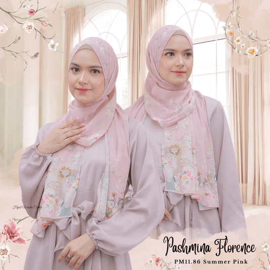 Florence - Pashmina Premium Ceruti - Summer Pink - PM11.86