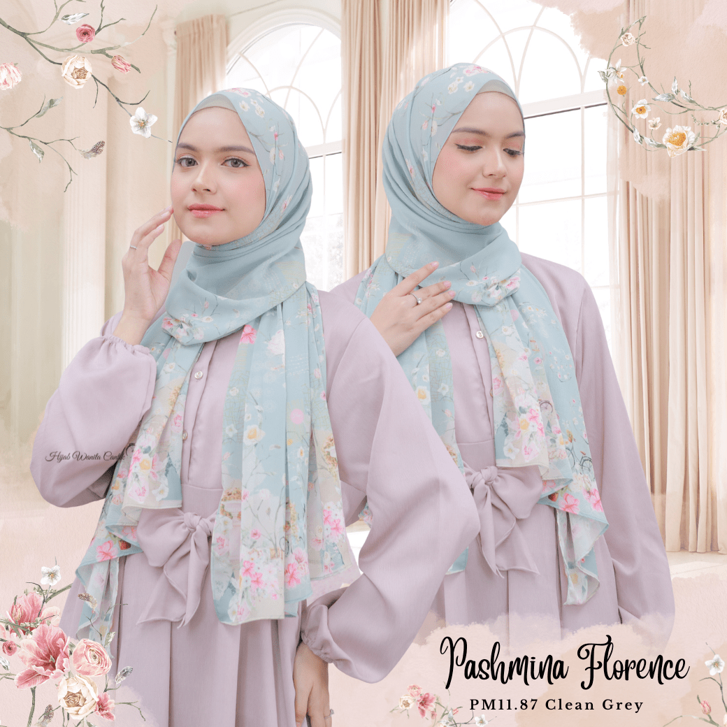 Florence - Pashmina Premium Ceruti - Clean Grey - PM11.87