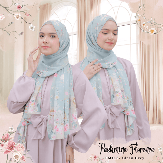 Florence - Pashmina Premium Ceruti - Clean Grey - PM11.87