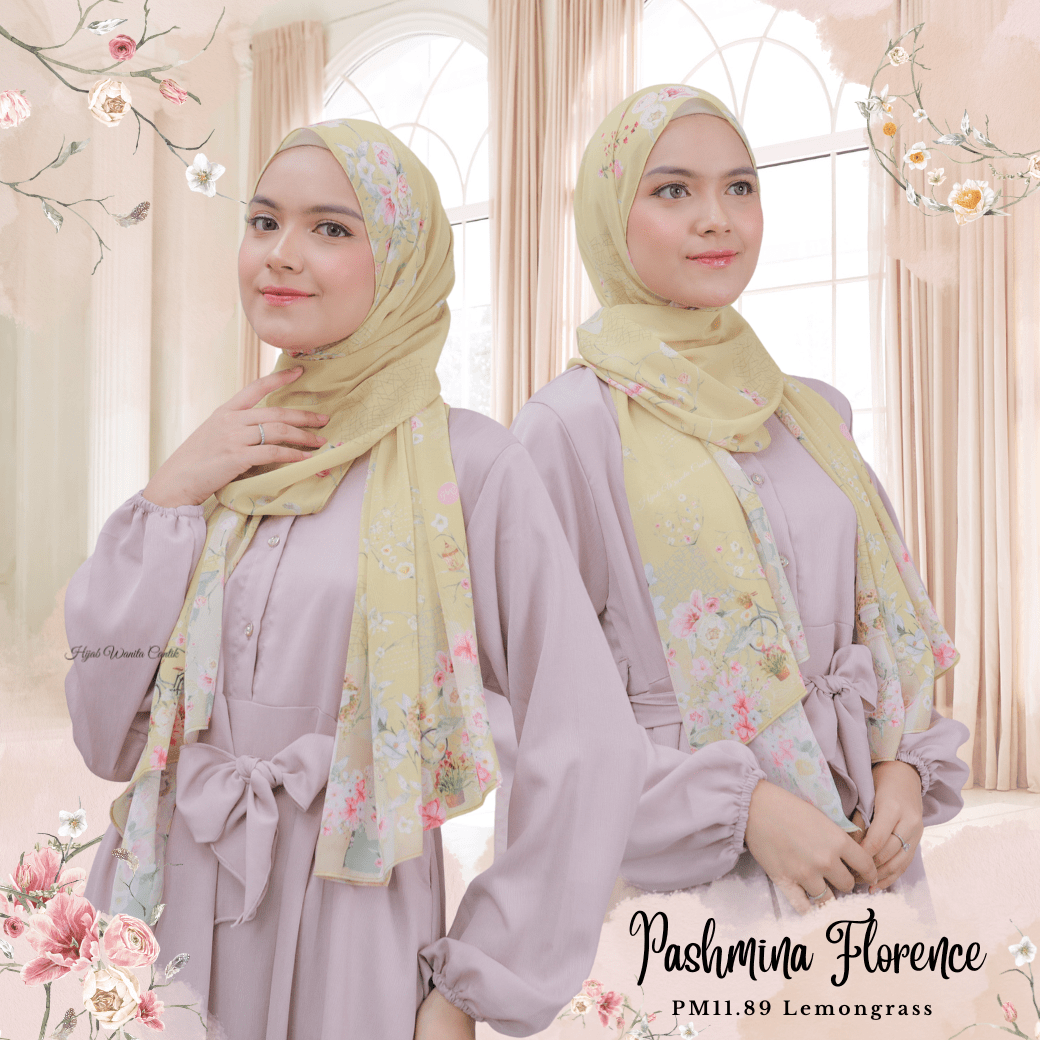 Florence - Pashmina Premium Ceruti - Lemongrass - PM11.89