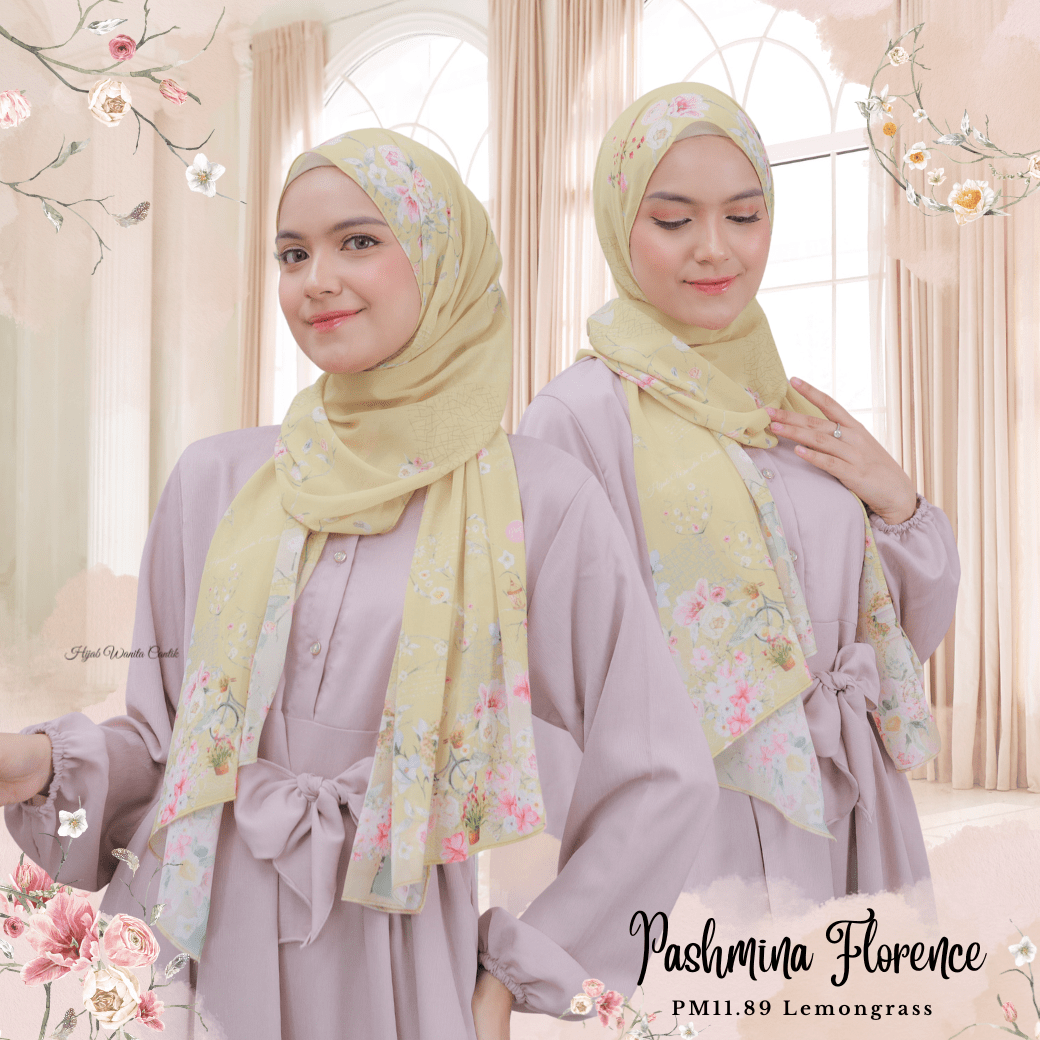 Florence - Pashmina Premium Ceruti - Lemongrass - PM11.89