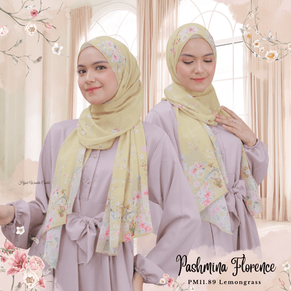 Florence - Pashmina Premium Ceruti - Lemongrass - PM11.89