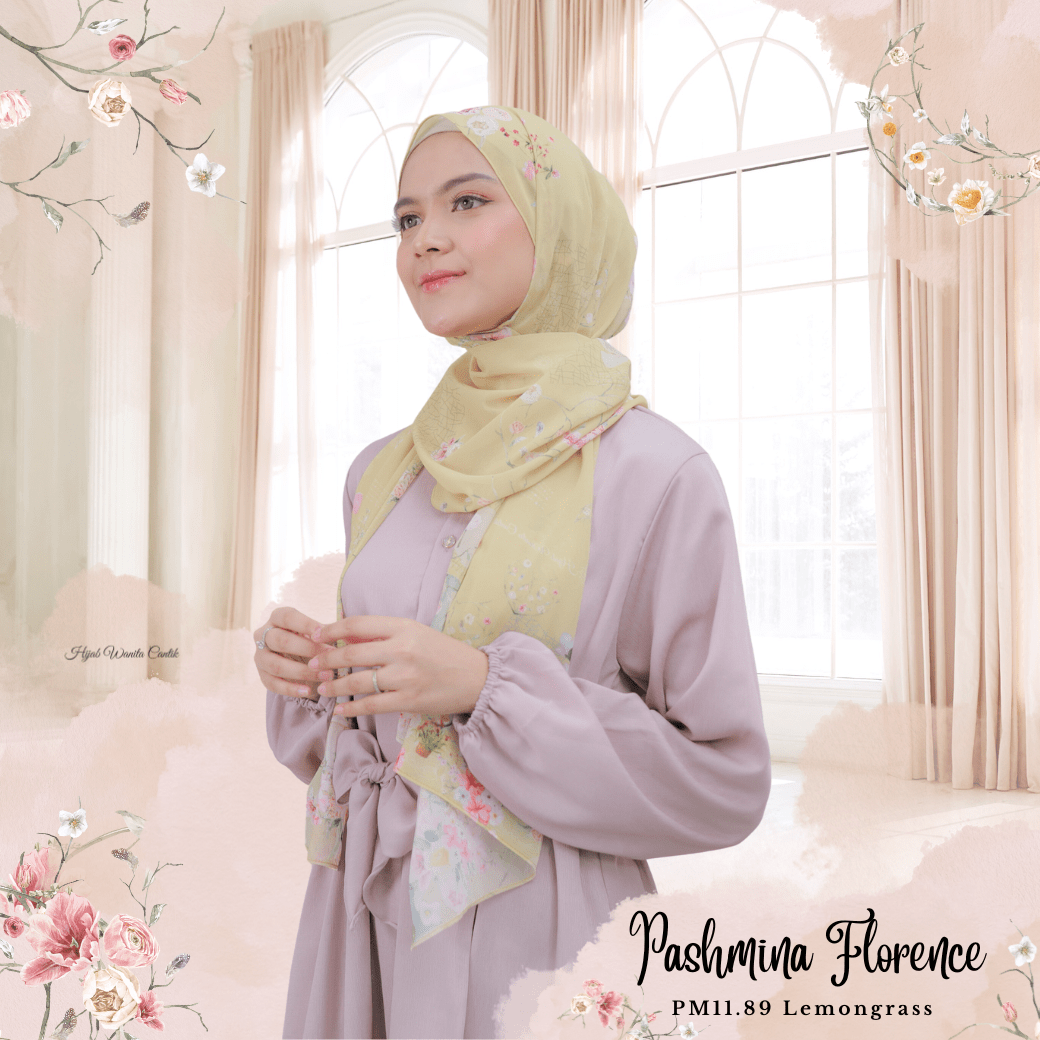 Florence - Pashmina Premium Ceruti - Lemongrass - PM11.89