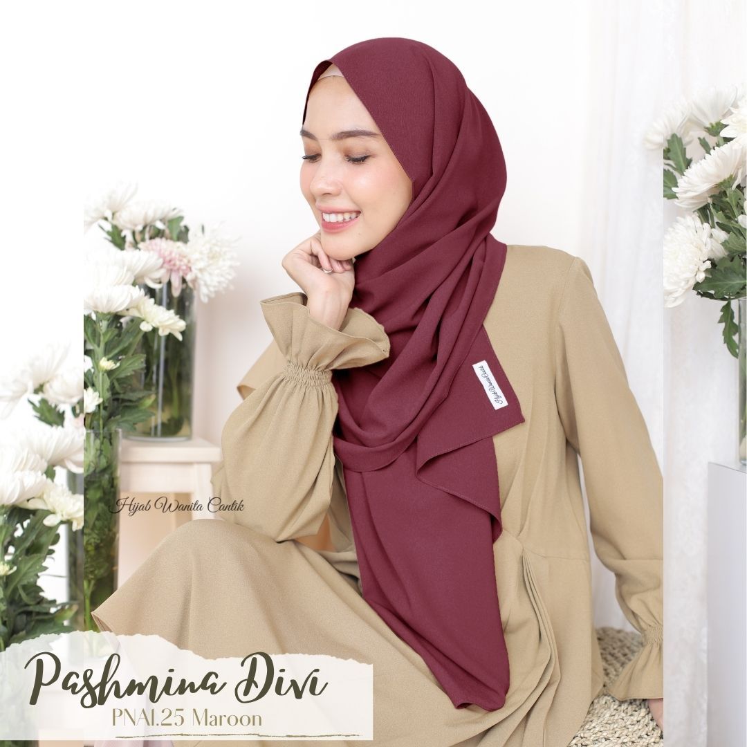 Pashmina Divi - PNA1.25 Maroon