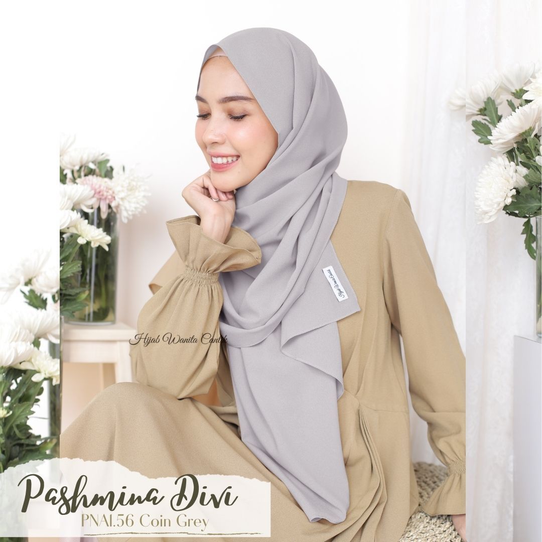 Pashmina Divi - PNA1.56 Coin Grey