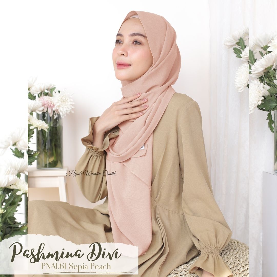 Pashmina Divi - PNA1.61 Sepia Peach