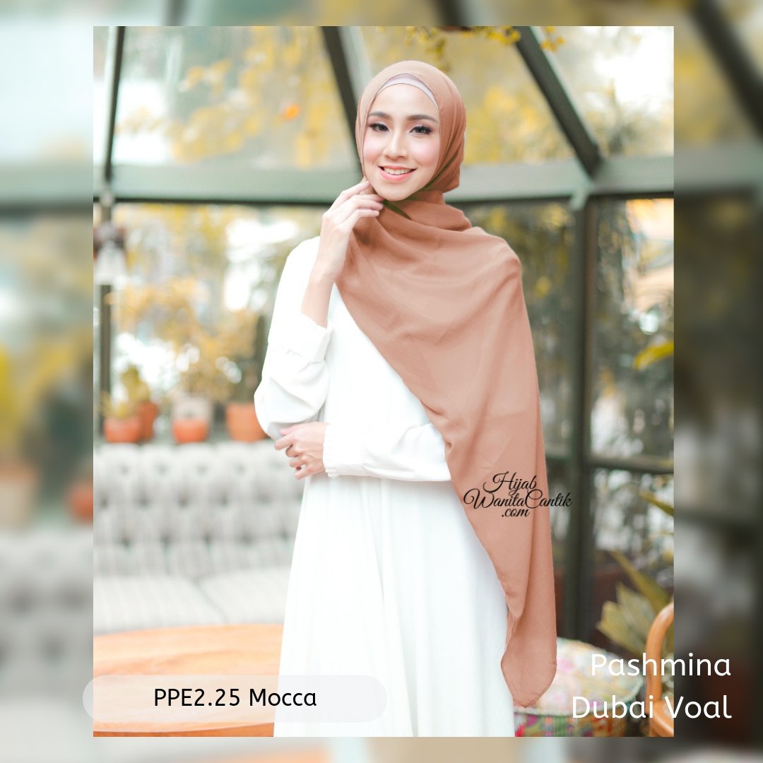 Dubai Voal Pashmina  - PPE2.25 Mocca