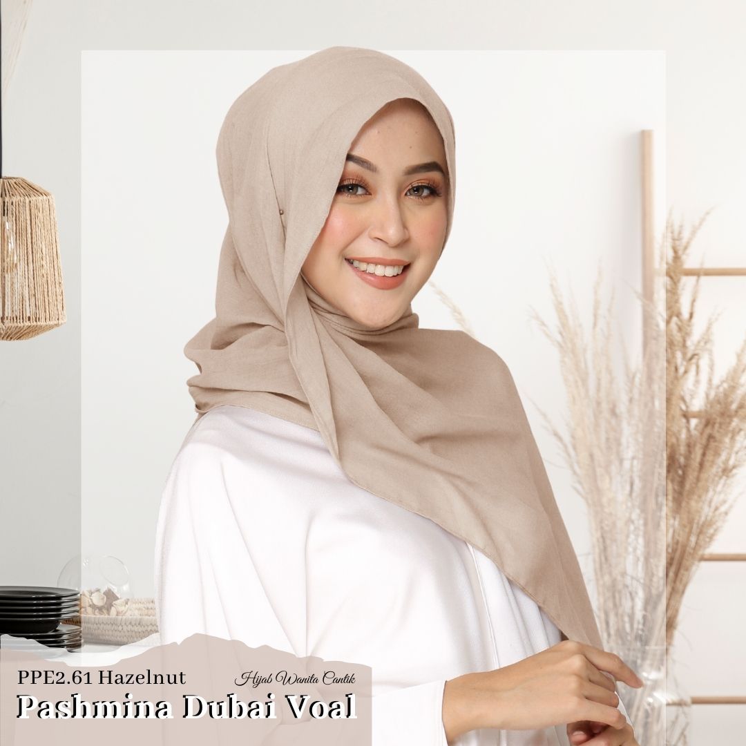 Dubai Voal Pashmina  - PPE2.61 Hazelnut