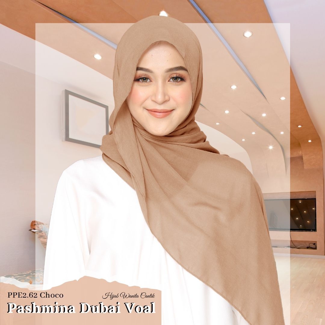 Dubai Voal Pashmina  - PPE2.62 Choco