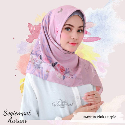Segiempat Aurum  - RM27.13 Pink Purple