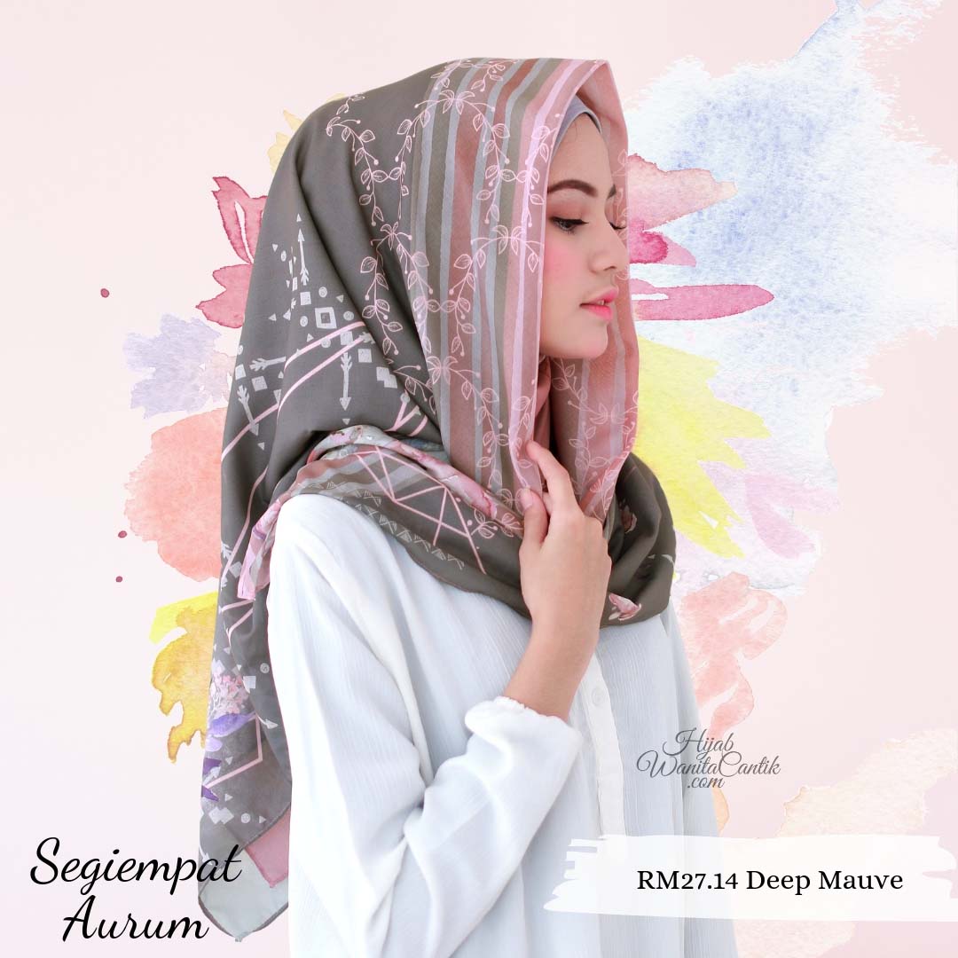 Segiempat Aurum  - RM27.14 Deep Mauve