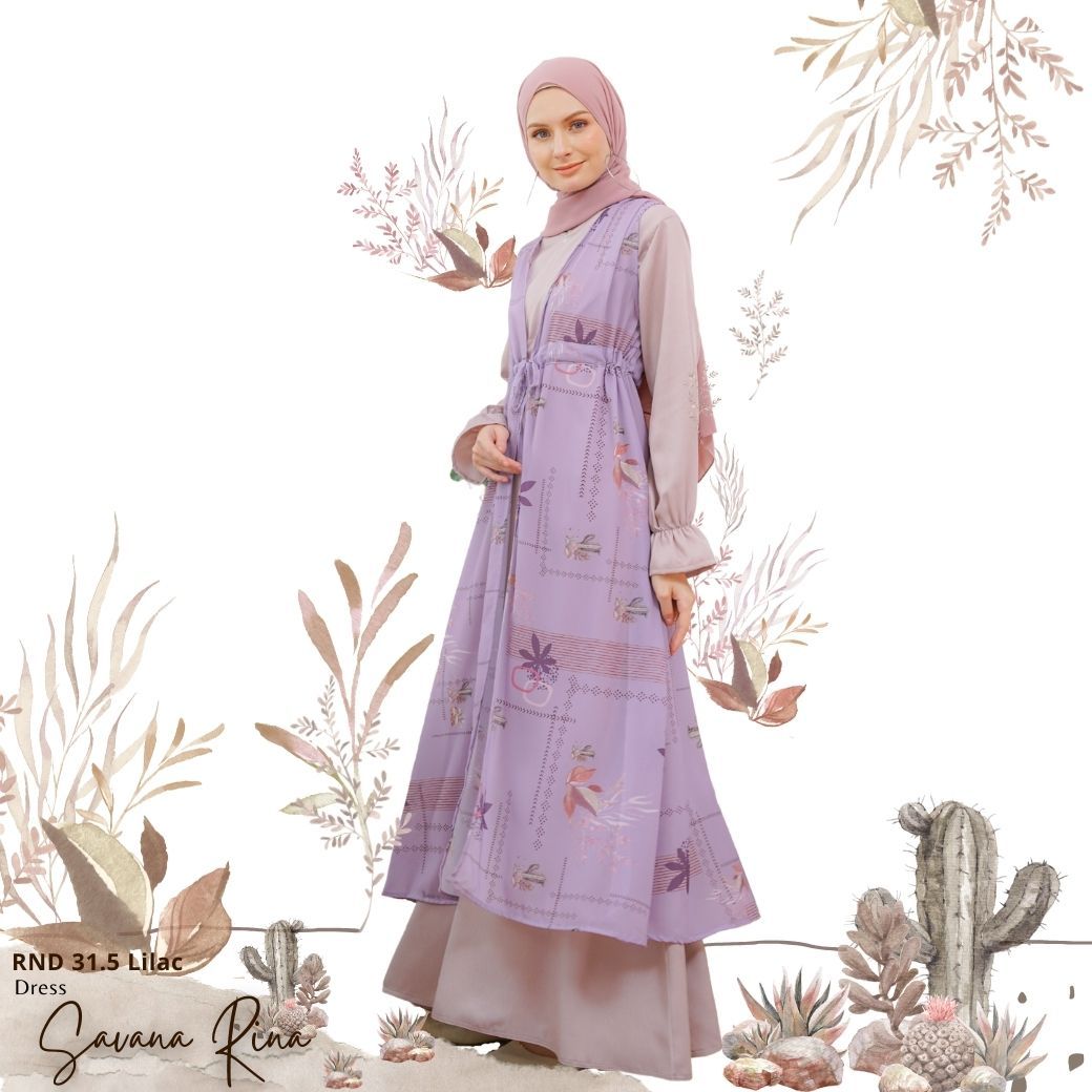 Savana Rina Dress - RND 31.5 Lilac