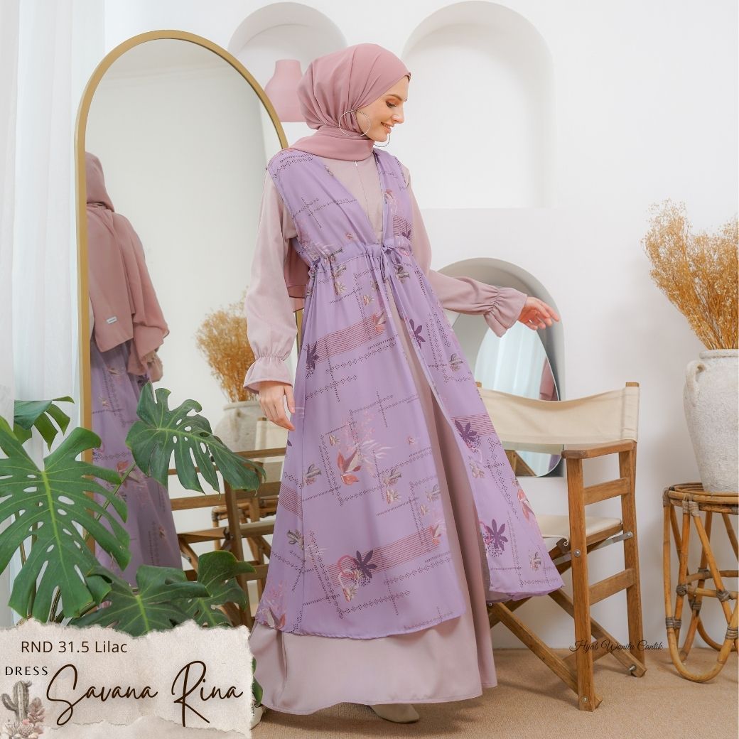 Savana Rina Dress - RND 31.5 Lilac