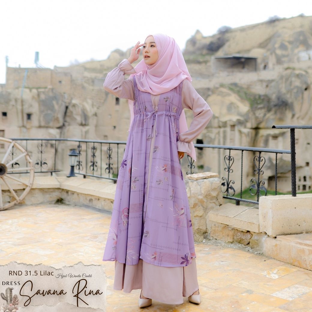 Savana Rina Dress - RND 31.5 Lilac