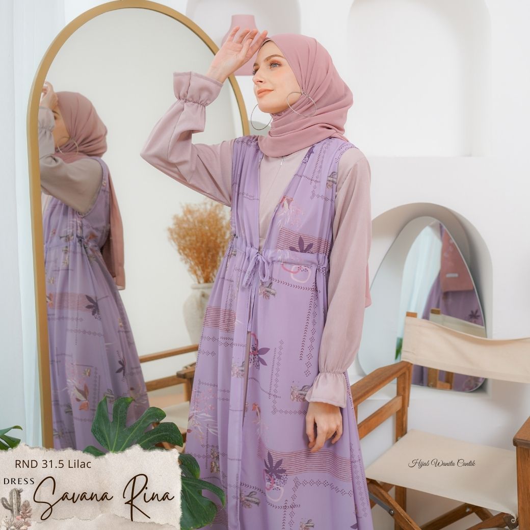 Savana Rina Dress - RND 31.5 Lilac