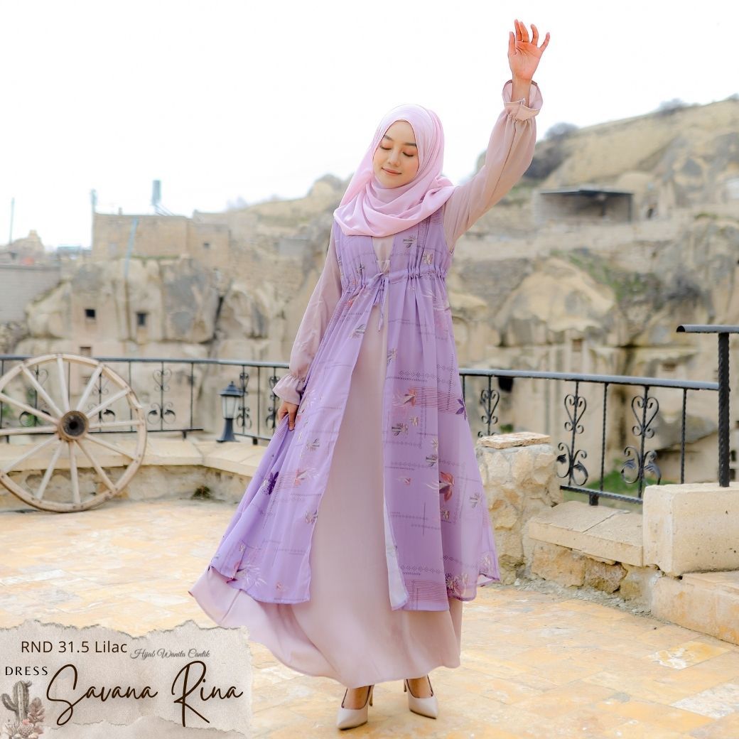 Savana Rina Dress - RND 31.5 Lilac