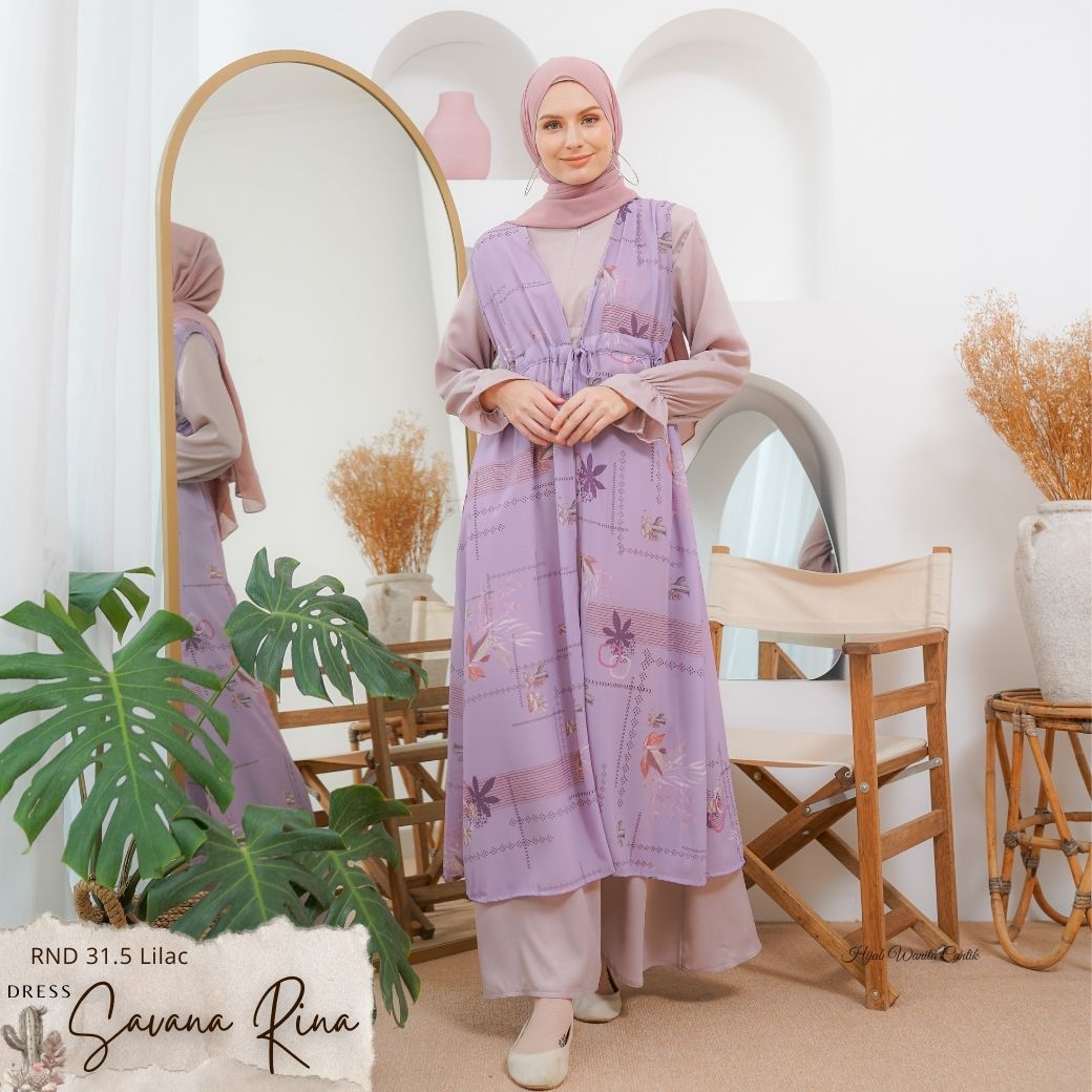 Savana Rina Dress - RND 31.5 Lilac