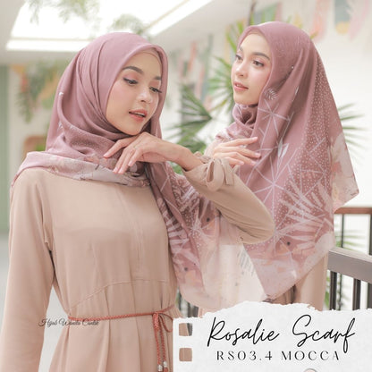 Segiempat Rosalie Scarf - RS03.4 Mocca