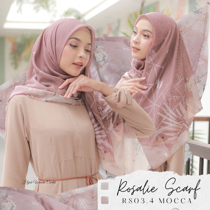Segiempat Rosalie Scarf - RS03.4 Mocca