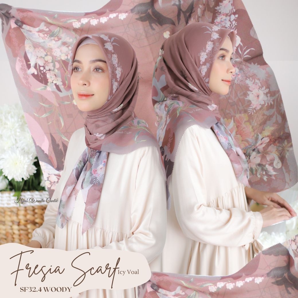 Fresia Scarf ICY Voal - SF32.4 Woody