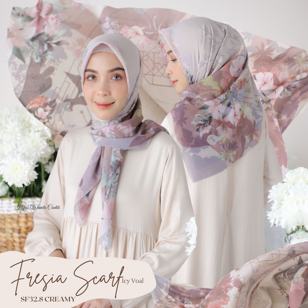 Fresia Scarf ICY Voal - SF32.8 Creamy