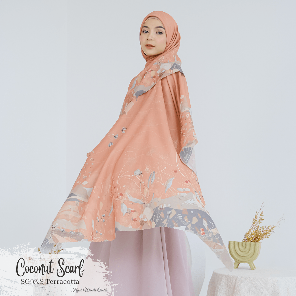 [ BUY 3 GET 1 FREE HIJAB ] Coconut Scarf - SG93.8 Terracotta
